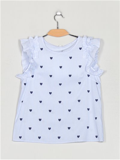 Heart blouse (M-L-XL-2XL)