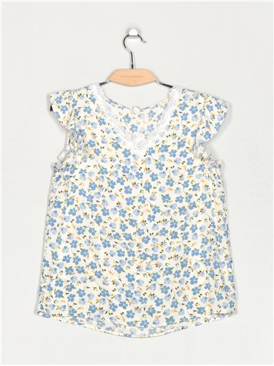 Floral print blouse (M-L-XL)