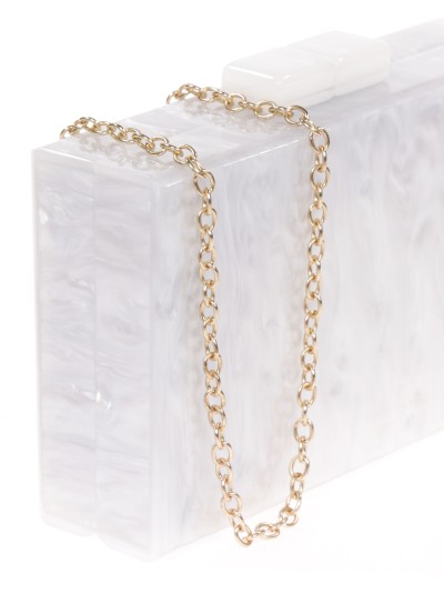 Clutch fiesta nácar blanco-roto 2