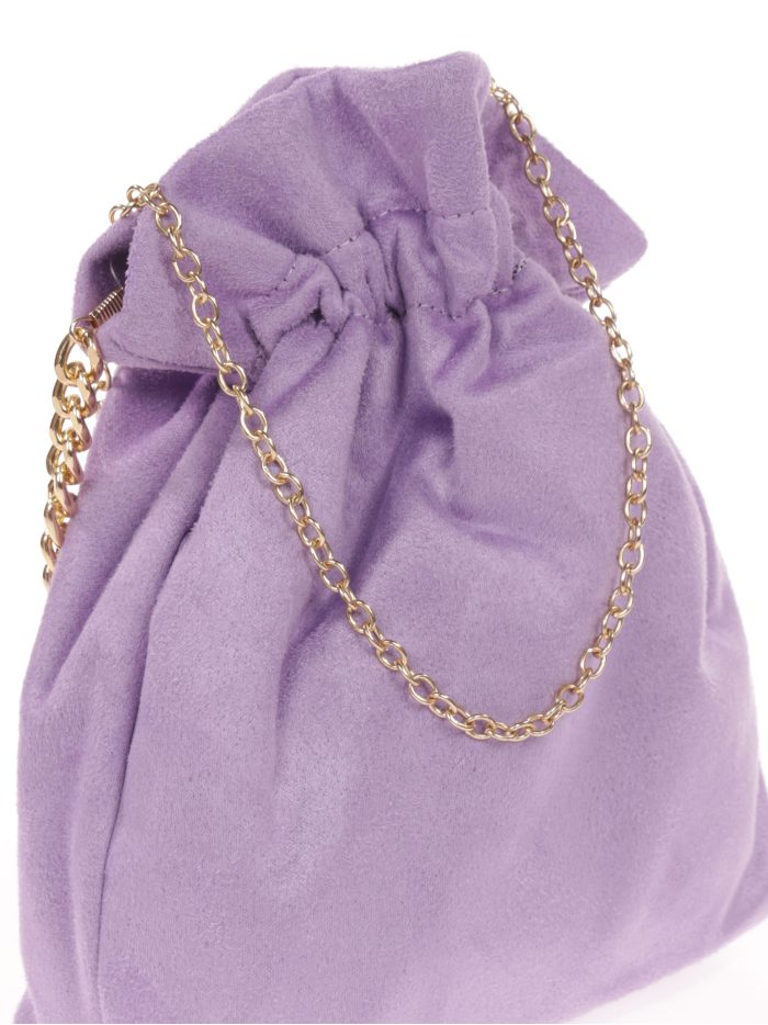 Bombonera fiesta antelina violeta