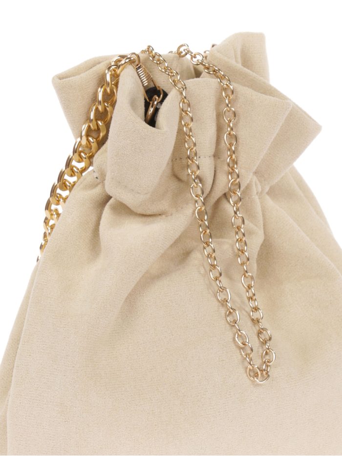 Bombonera fiesta antelina beige