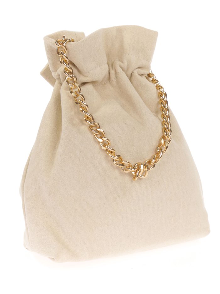 Bombonera fiesta antelina beige