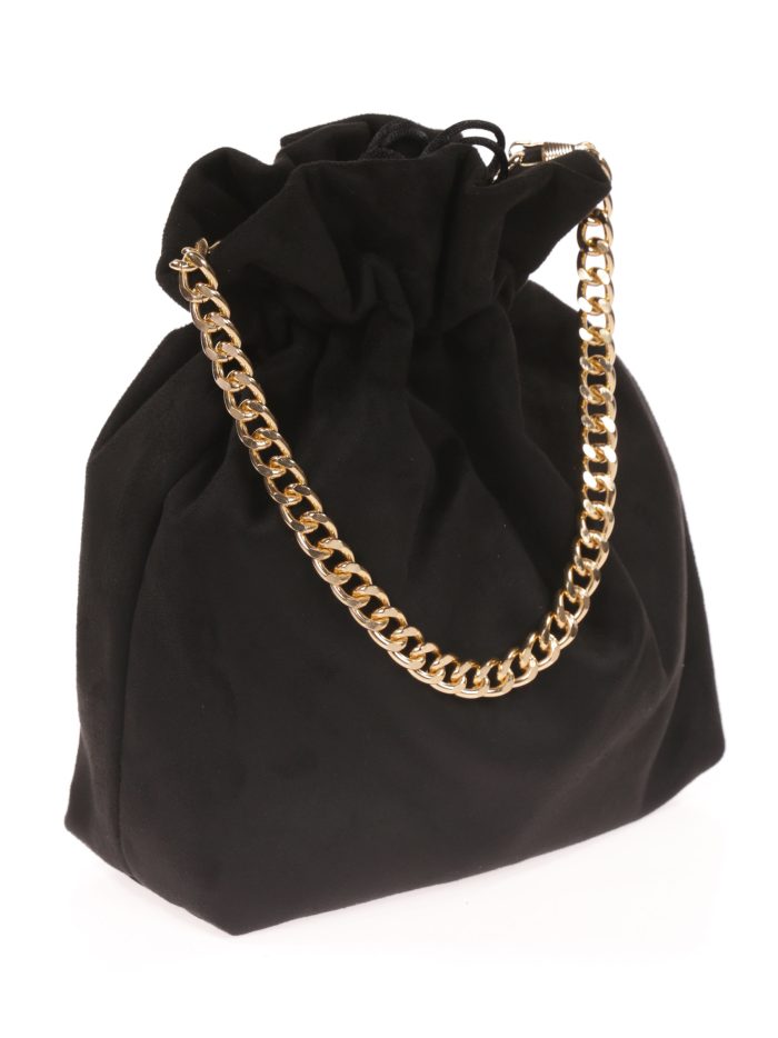 Bombonera fiesta antelina negro