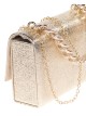 Clutch fiesta metalizado oro
