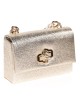 Clutch fiesta metalizado oro