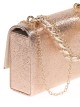 Clutch fiesta metalizado champan