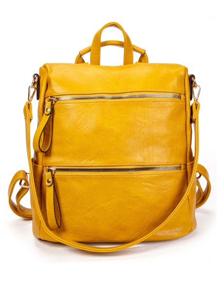 Mochila cremalleras yellow