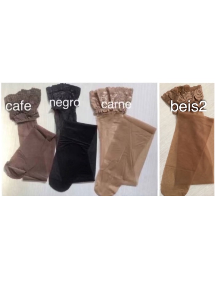 Medias transparentes encaje 20 deniers