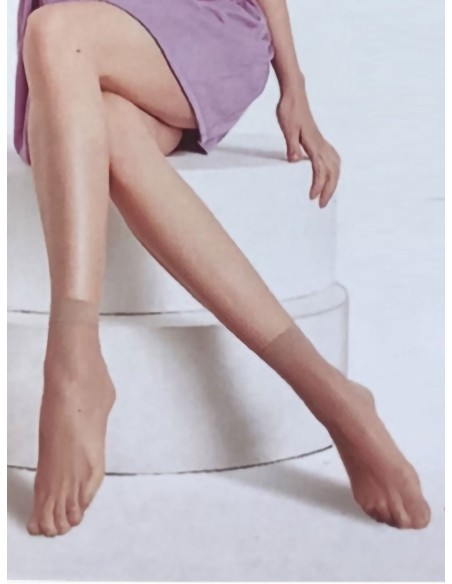 Calcetines tobillero lycra 20 deniers pack 2 pares