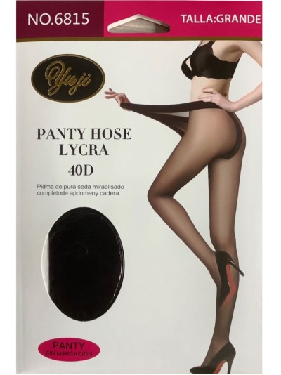 Pantis transparentes talla grande 40 Deniers