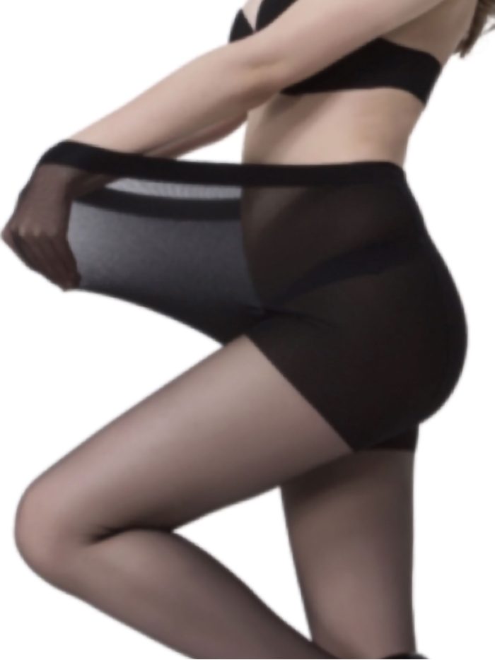 Pantis transparentes talla super grande 30 Deniers