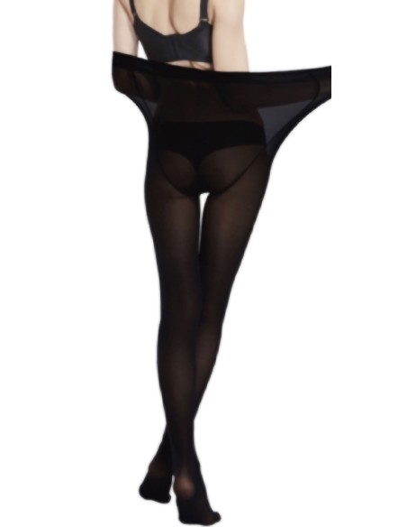 Pantis tupidos resistente talla super grande 70 deniers