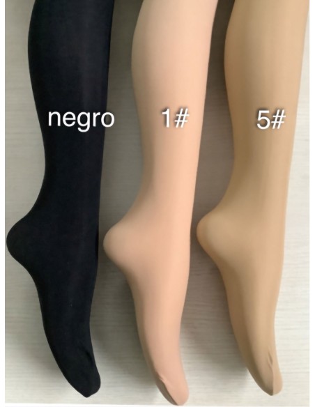 Pantis tupidos resistente talla super grande 70 deniers