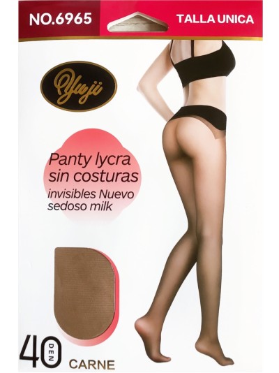 Pantis transparentes sin costuras 40 deniers