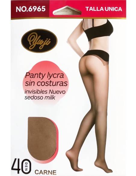 Pantis transparentes sin costuras 40 deniers