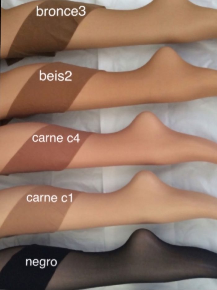 Pantis transparentes moldeadores talla super grande 15 Deniers