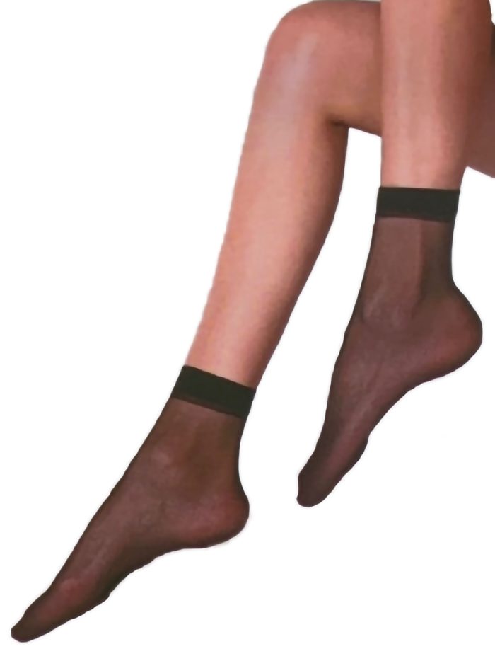 Calcetines tobillero lycra 20 deniers pack 2 pares (Talla única)