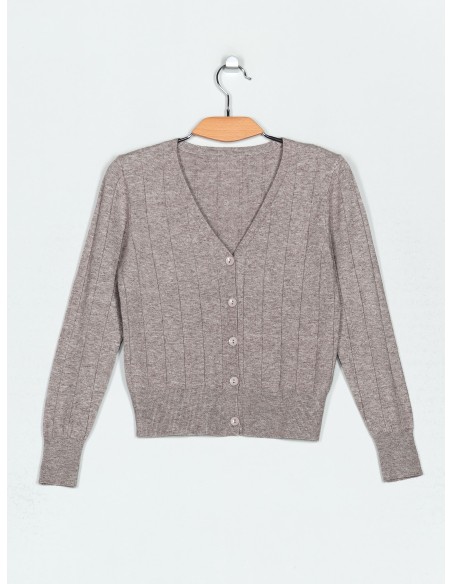 Chaqueta cropped canalé (S/M-L/XL)