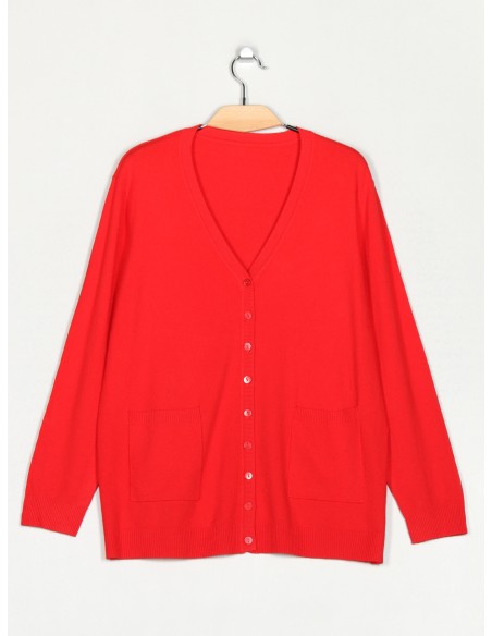 Chaqueta punto soft talla grande (M/L-L/XL)