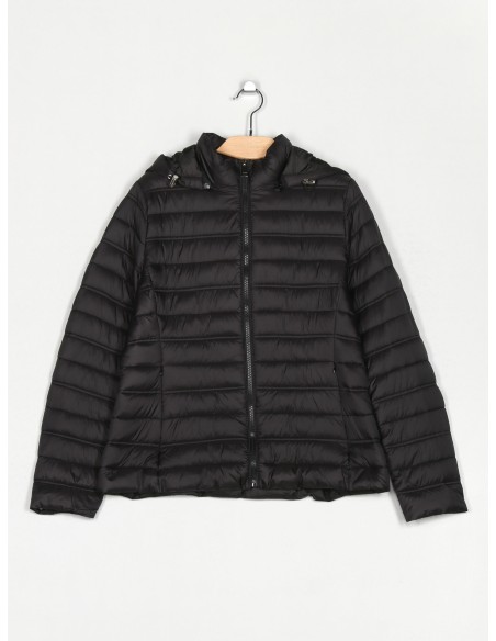 Chaqueta acolchada capucha black (42-46)