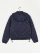 Quilted down puffer jacket with hood navy (M-XXL)