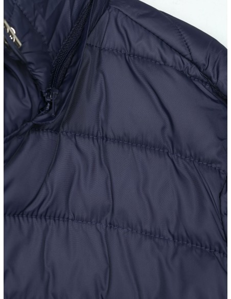 Chaqueta ultra ligera capucha navy (42-50)