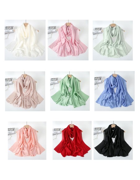 Pañuelo efecto seda 90 X 180CM