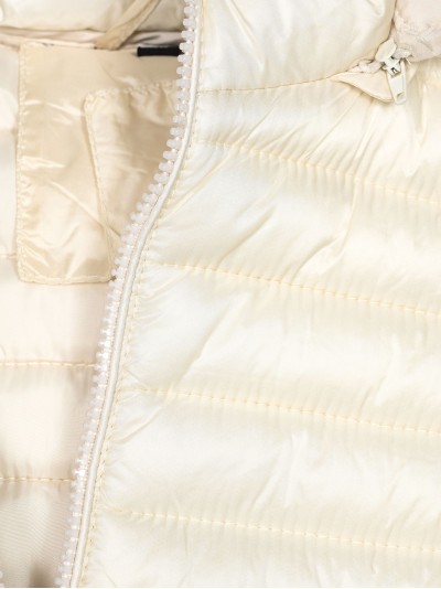 Chaleco acolchado capucha beige (42-50) 2