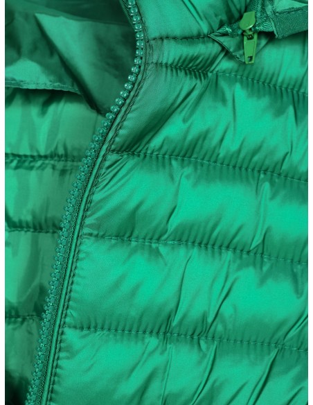 Chaleco acolchado capucha green (42-50)