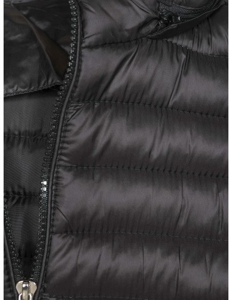 Chaleco acolchado capucha black (42-50)