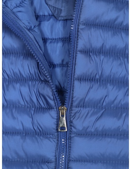 Quilted waistcoat with hood navy (42-50)