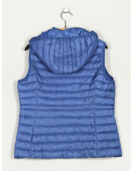 Chaleco acolchado capucha navy (42-50)