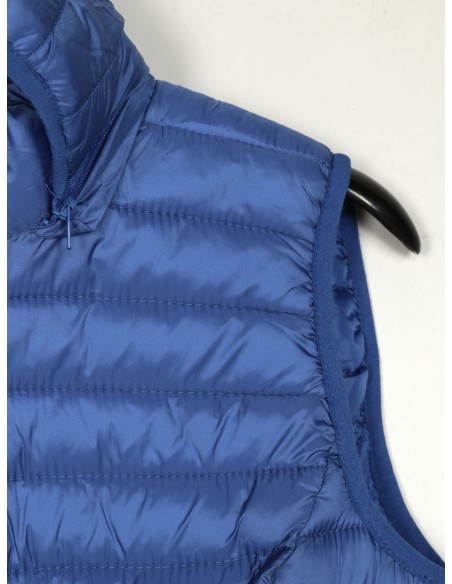 Chaleco acolchado capucha navy (42-50)