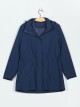 Parka amplia capucha navy (40-48)
