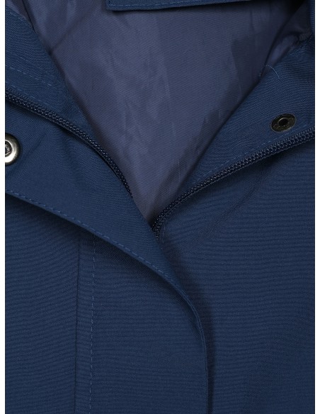 Parka amplia capucha navy (40-48)