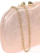 Bolso clutch de fiesta polipiel champan