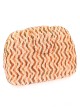 Bolso clutch de fiesta rafia coral