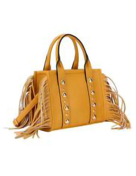 Bolso tote flecos