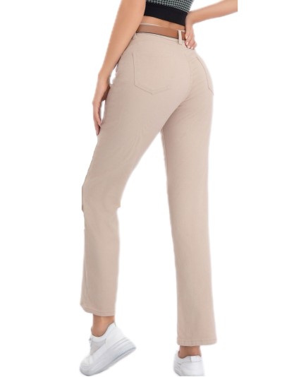 Jeans cinturón beis (36-46) 2