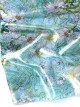 Pañuelo floral efecto seda 70 X 180 CM
