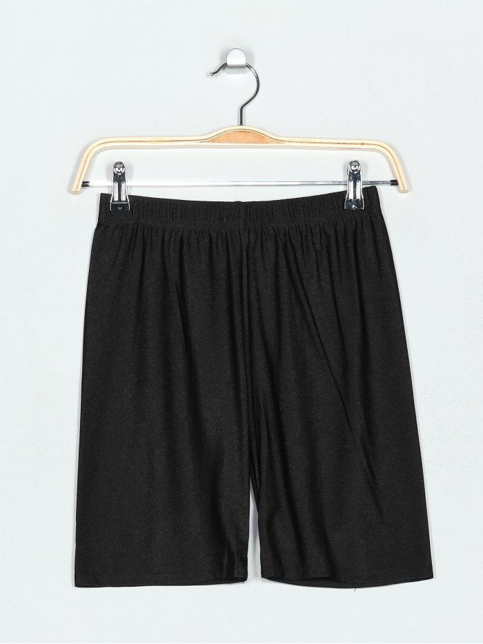 Leggings ciclista brillante negro (M/L-XL/XXL)