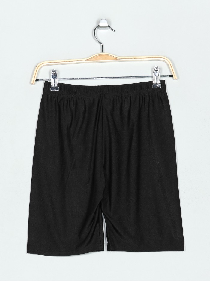 Leggings ciclista brillante negro (M/L-XL/XXL)