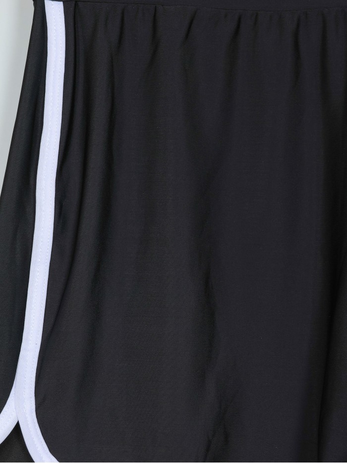 Short contraste soft touch negro (M/L-XL/XXL)