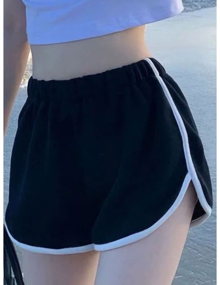 Short contraste soft touch negro (M/L-XL/XXL)