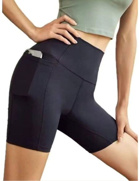 Short soft touch bolsillo negro (M/L-XL/XXL)