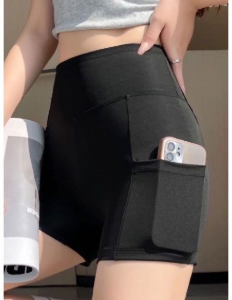 Short soft touch bolsillo negro (M/L-XL/XXL)