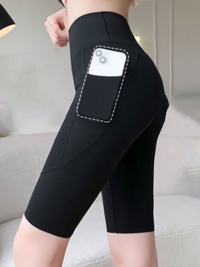 Leggings ciclista soft touch bolsillo negro (M/L-XL/XXL)