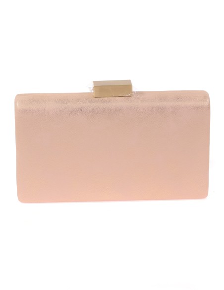 Bolso clutch de fiesta polipiel rosa
