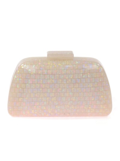 Bolso clutch de fiesta nácar nacar