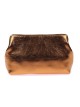 Cartera de fiesta acharolado bronce